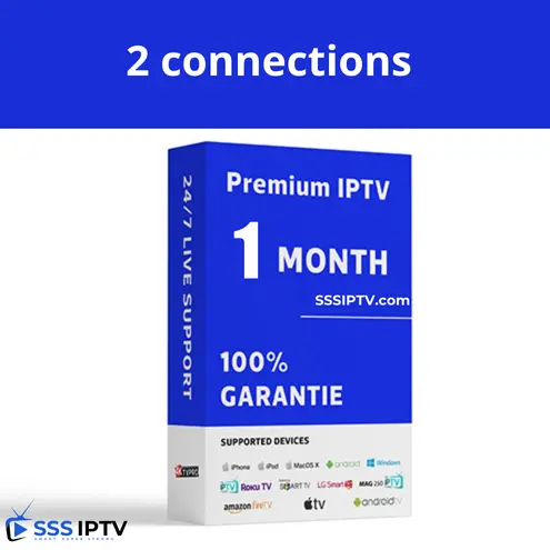 1 MONTH IPTV 2 Connections