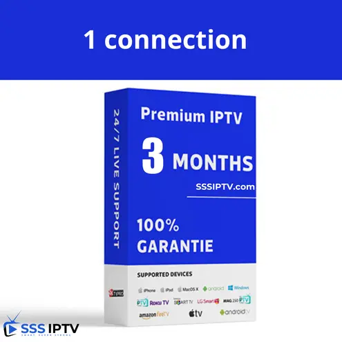 3 MONTHS IPTV 1 Connection